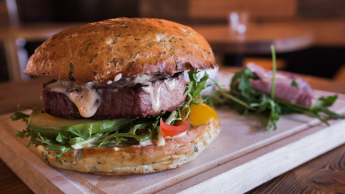 Grilled Tuna Burgers with Wasabi Mayonnaise