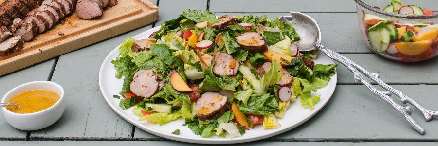 Pork tenderloin salad