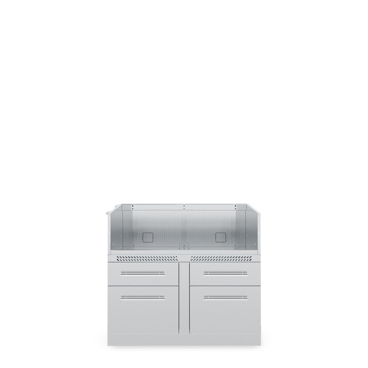 Gabinete de acero inoxidable de 5 quemadores