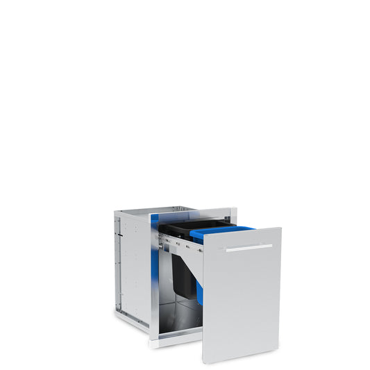 Enclosed Waste Organiser Assembly