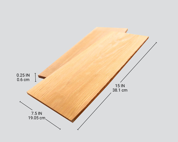 Tábuas de cedro para grelhar