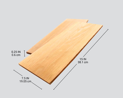 Tábuas de cedro para grelhar