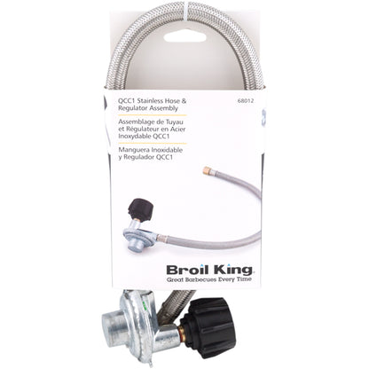 Braided Stainless Qcc1 Hose And Regulator